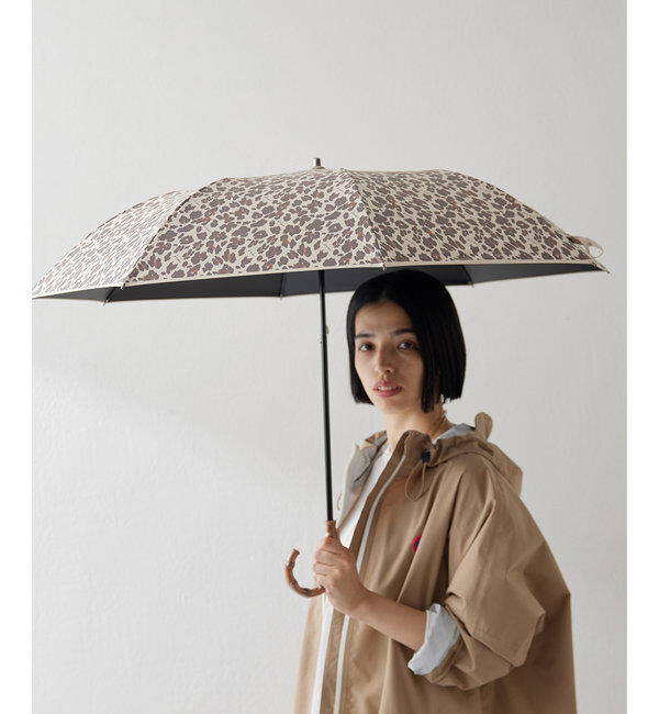  「【晴雨兼用】レオパード楽折り傘」|その他|