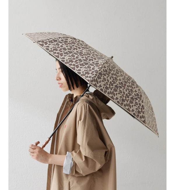  「【晴雨兼用】レオパード楽折り傘」|その他|