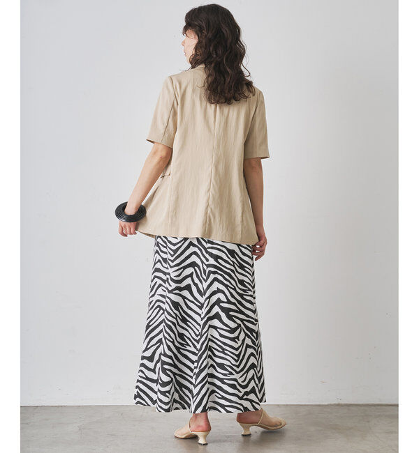  「オックスダブルハーフスリーブジャケット」|テーラードジャケット|