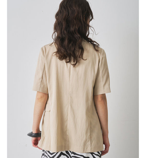  「オックスダブルハーフスリーブジャケット」|テーラードジャケット|