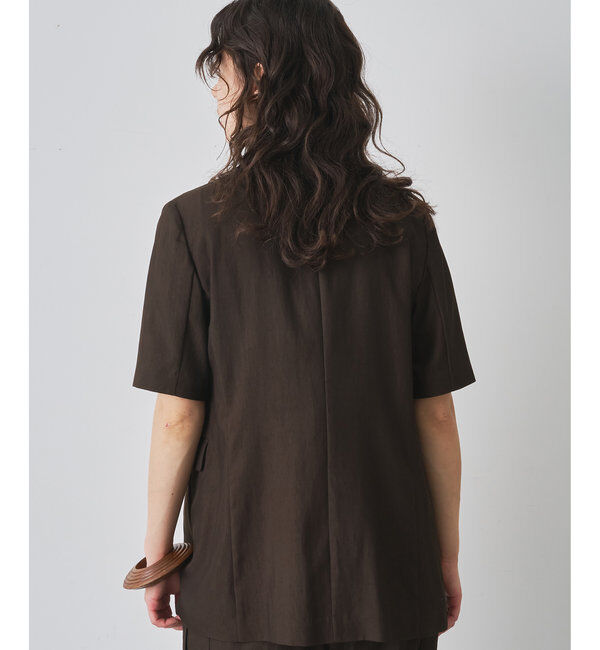  「オックスダブルハーフスリーブジャケット」|テーラードジャケット|