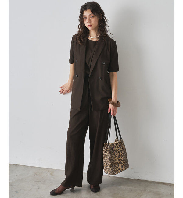  「オックスダブルハーフスリーブジャケット」|テーラードジャケット|