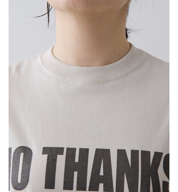  「NO THANKS ロゴTシャツ」|Tシャツ・カットソー|
