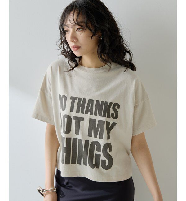  「NO THANKS ロゴTシャツ」|Tシャツ・カットソー|