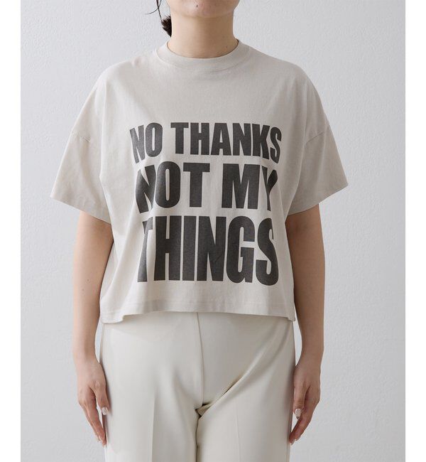  「NO THANKS ロゴTシャツ」|Tシャツ・カットソー|