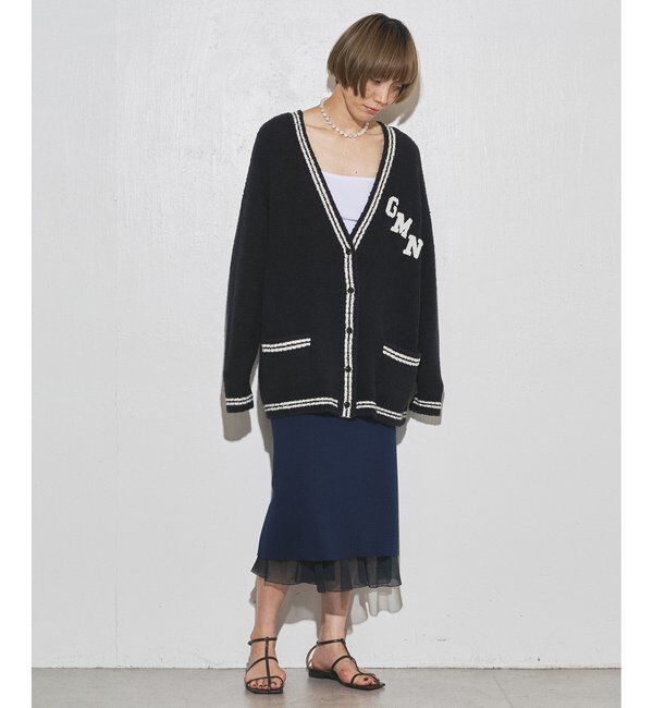 GEMINI「【GEMINI】ワッペンツキニットカーディガン」|ニット・セーター|