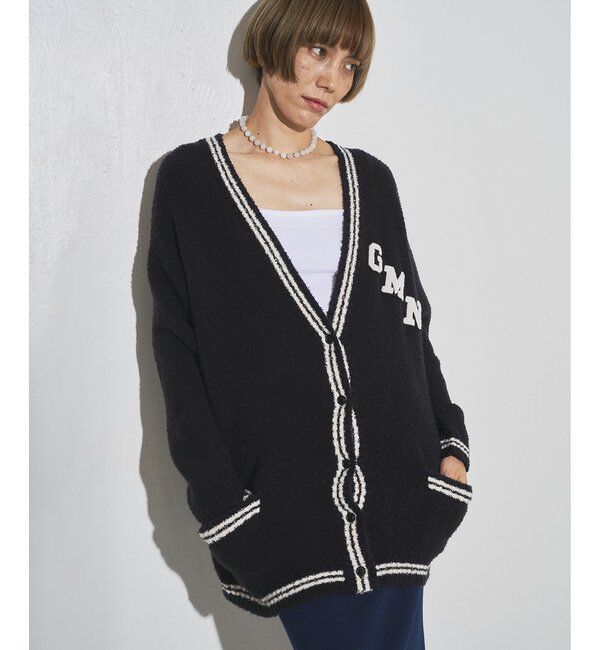 GEMINI「【GEMINI】ワッペンツキニットカーディガン」|ニット・セーター|