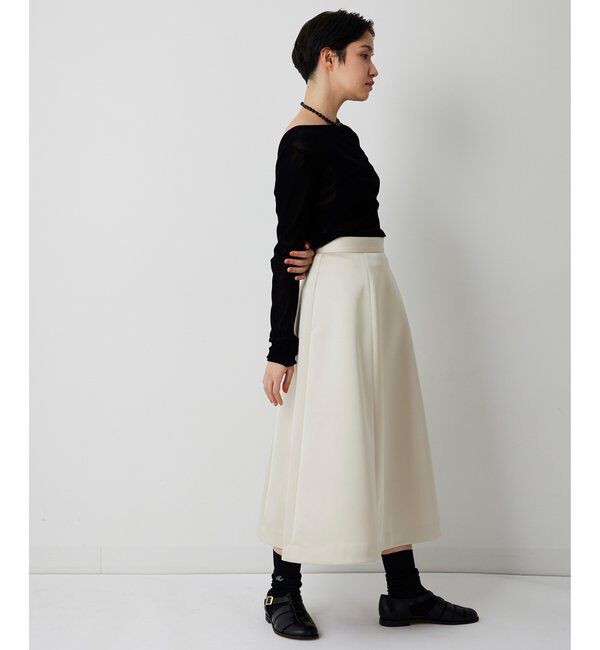  「【THE PAUSE】ボンディングフレアスカート」|スカート|