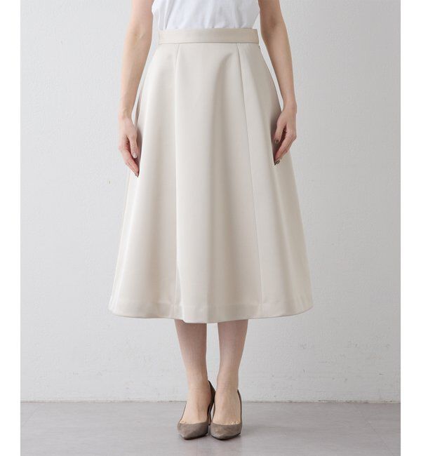  「【THE PAUSE】ボンディングフレアスカート」|スカート|