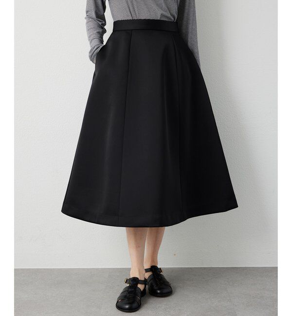  「【THE PAUSE】ボンディングフレアスカート」|スカート|