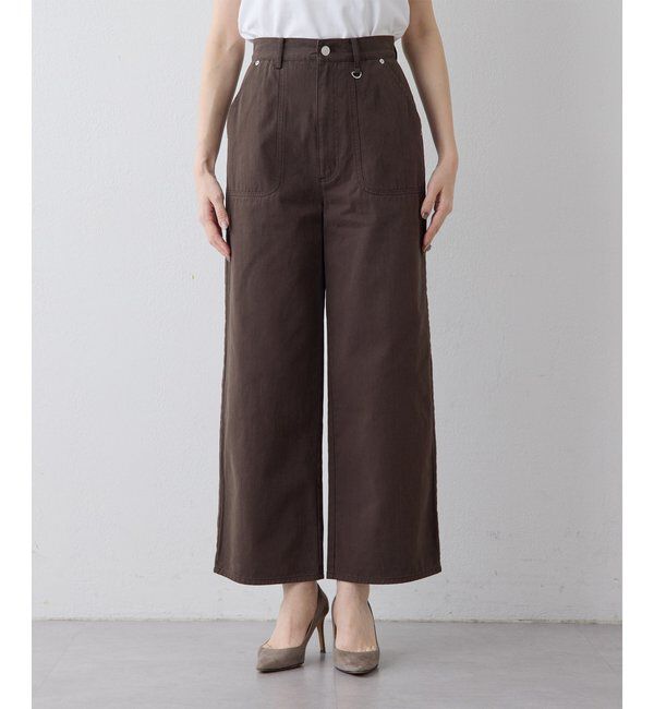  「【THE PAUSE】コットンツイルベイカーパンツ」|チノ|