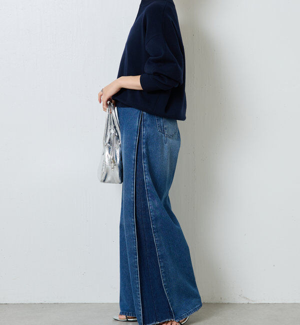  「ジップスウェットライクニット」|ニット・セーター|