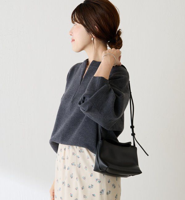  「ジップスウェットライクニット」|ニット・セーター|