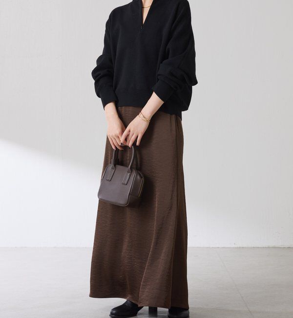  「ジップスウェットライクニット」|ニット・セーター|