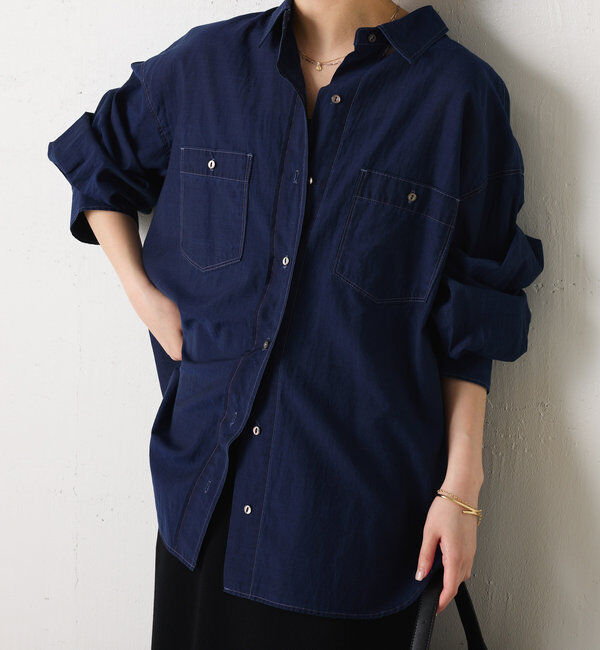  「シアーデニムシャツ」|シャツ・ブラウス|