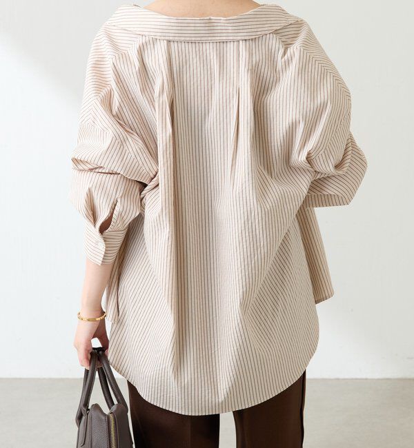  「襟ギャザーシャツ」|シャツ・ブラウス|