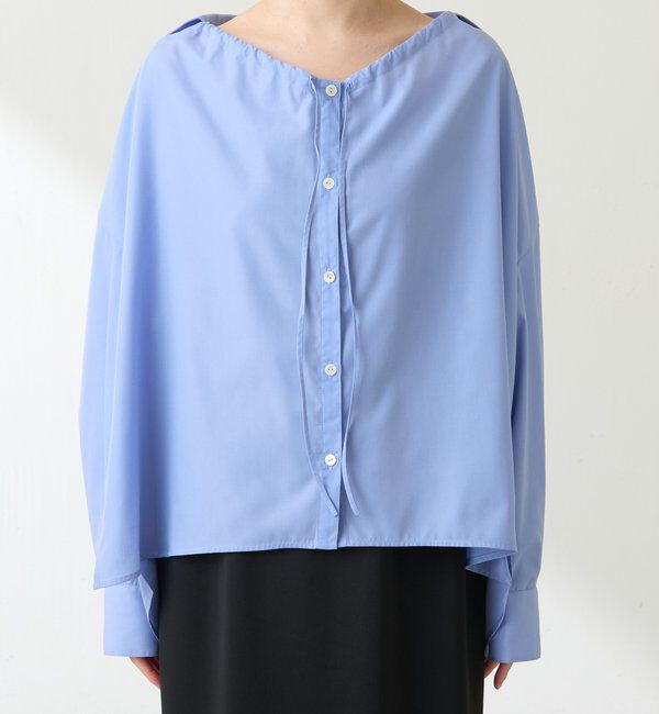  「襟ギャザーシャツ」|シャツ・ブラウス|