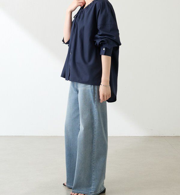  「襟ギャザーシャツ」|シャツ・ブラウス|