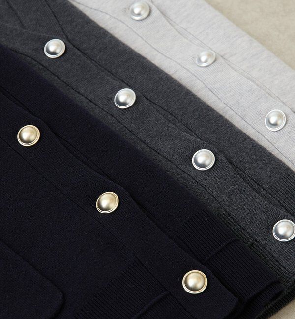  「スキッパースウェットライクカーディガン」|ニット・セーター|