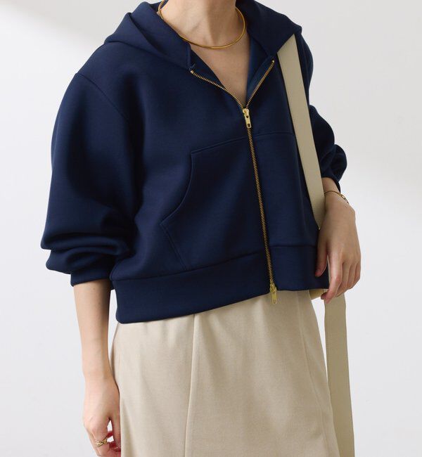  「短丈ボリューム袖フーディー」|Tシャツ・カットソー|