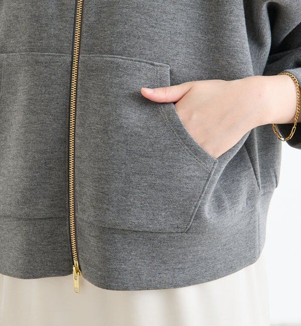  「短丈ボリューム袖フーディー」|Tシャツ・カットソー|