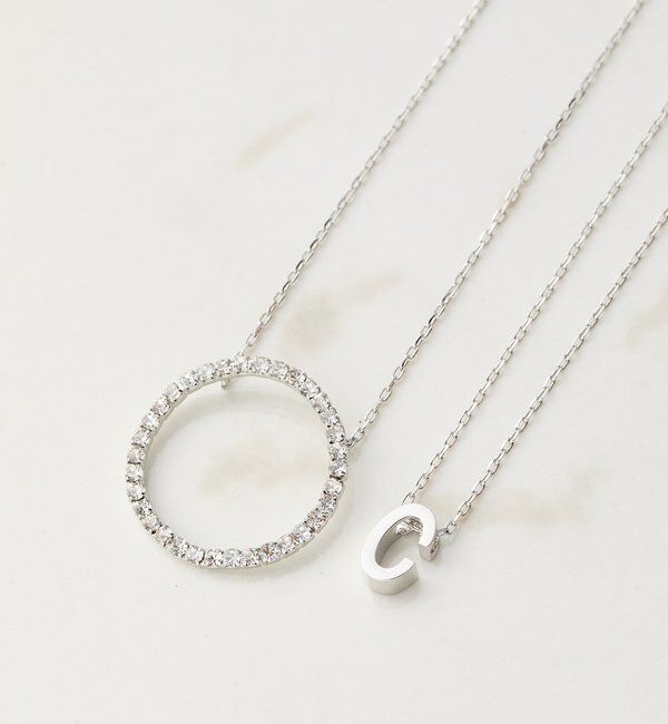  「【CEPIE./セピエ】2トップネックレス」|リング|シルバー