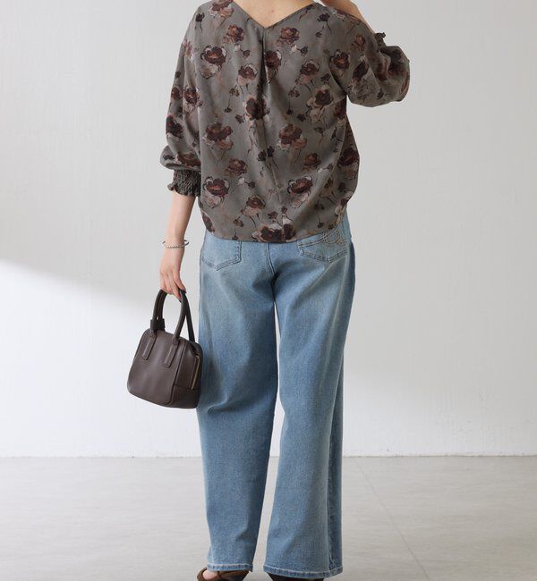  「ヴィンテージフラワー柄ブラウス」|シャツ・ブラウス|