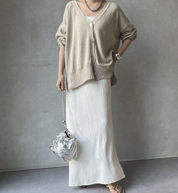  「【新色追加】【昨年1000枚売れた！】キュプラリネンマーメイドスカート」|スカート|