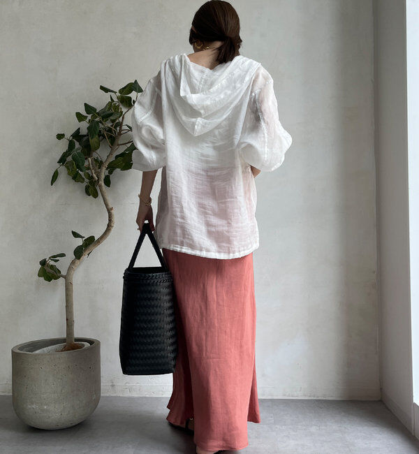  「【新色追加】【昨年1000枚売れた！】キュプラリネンマーメイドスカート」|スカート|