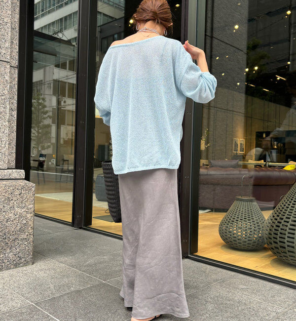  「【新色追加】【昨年1000枚売れた！】キュプラリネンマーメイドスカート」|スカート|