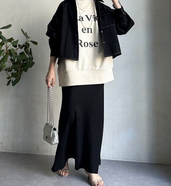  「【新色追加】【昨年1000枚売れた！】キュプラリネンマーメイドスカート」|スカート|