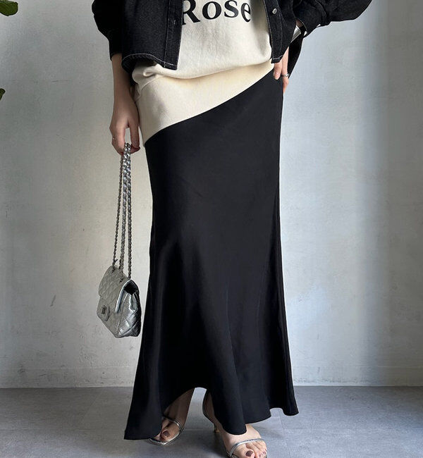  「【新色追加】【昨年1000枚売れた！】キュプラリネンマーメイドスカート」|スカート|