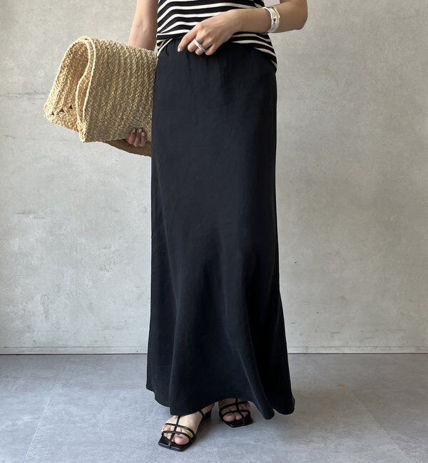  「【新色追加】【昨年1000枚売れた！】キュプラリネンマーメイドスカート」|スカート|