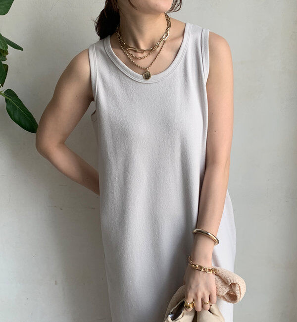  「【全骨格細見え】ブークレーダンボールタンクワンピース」|ワンピース|