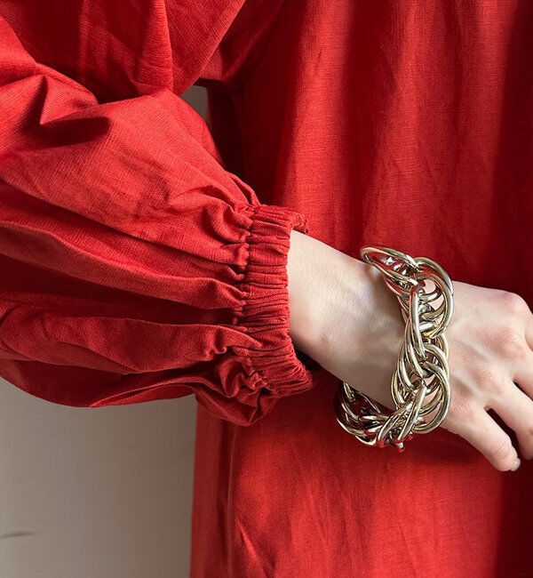  「コットンリネンオフショルワンピース」|ワンピース|