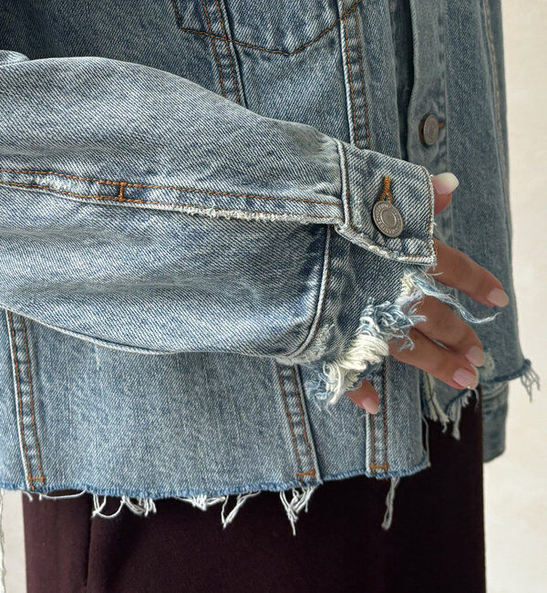  「ショートダメージGジャン」|ブルゾン・スタジャン|