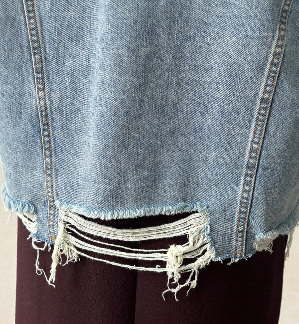  「ショートダメージGジャン」|ブルゾン・スタジャン|