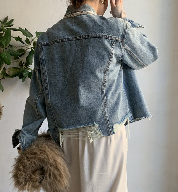  「ショートダメージGジャン」|ブルゾン・スタジャン|