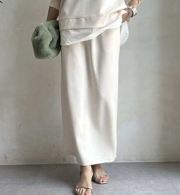  「【WEB限定】フーディー＋タイトスカート」|スーツ|