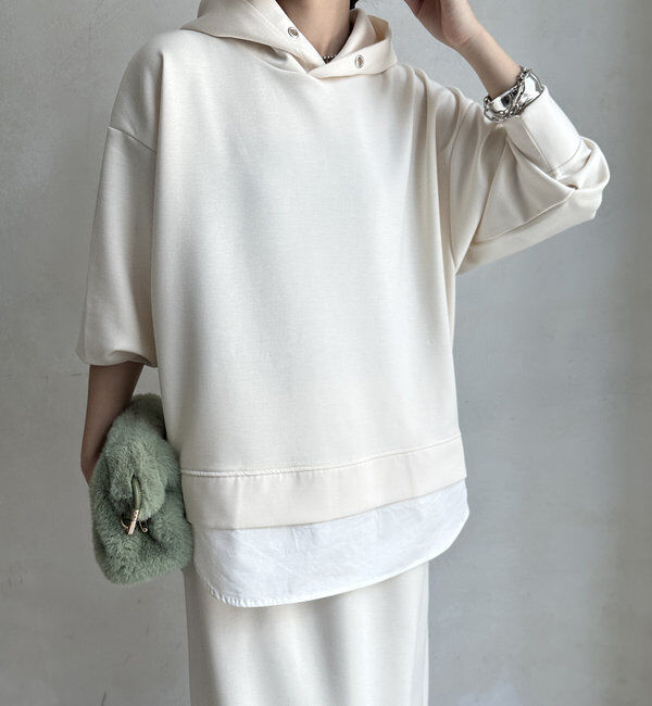  「【WEB限定】フーディー＋タイトスカート」|スーツ|