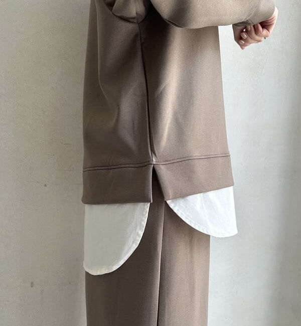  「【WEB限定】フーディー＋タイトスカート」|スーツ|