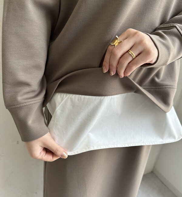  「【WEB限定】フーディー＋タイトスカート」|スーツ|