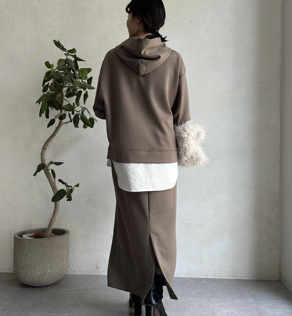  「【WEB限定】フーディー＋タイトスカート」|スーツ|