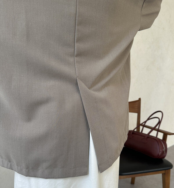  「【WEB限定】袖折り返しルーズジャケット」|テーラードジャケット|