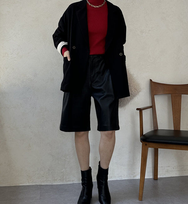  「【WEB限定】袖折り返しルーズジャケット」|テーラードジャケット|