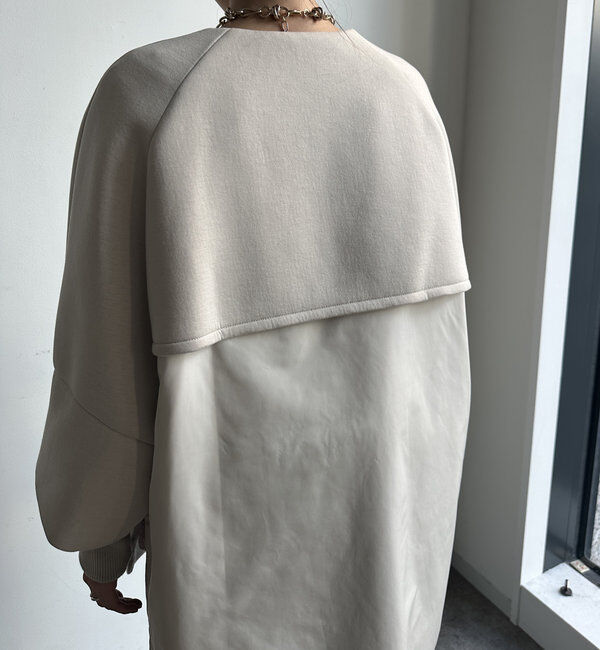  「【WEB限定】ダンボールニット切替ダウンコート」|その他|