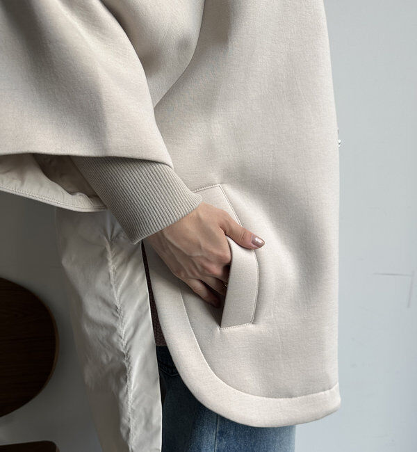  「【WEB限定】ダンボールニット切替ダウンコート」|その他|