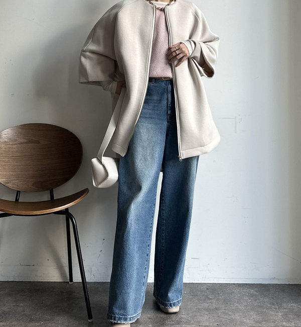  「【WEB限定】ダンボールニット切替ダウンコート」|その他|