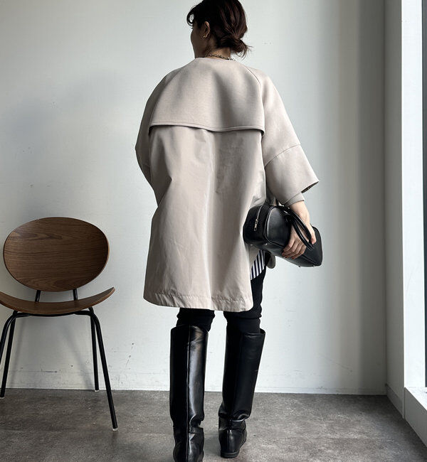  「【WEB限定】ダンボールニット切替ダウンコート」|その他|