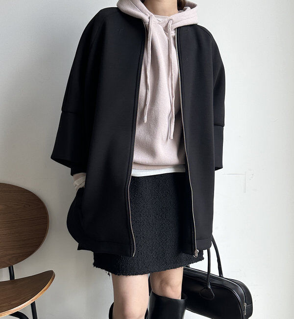  「【WEB限定】ダンボールニット切替ダウンコート」|その他|